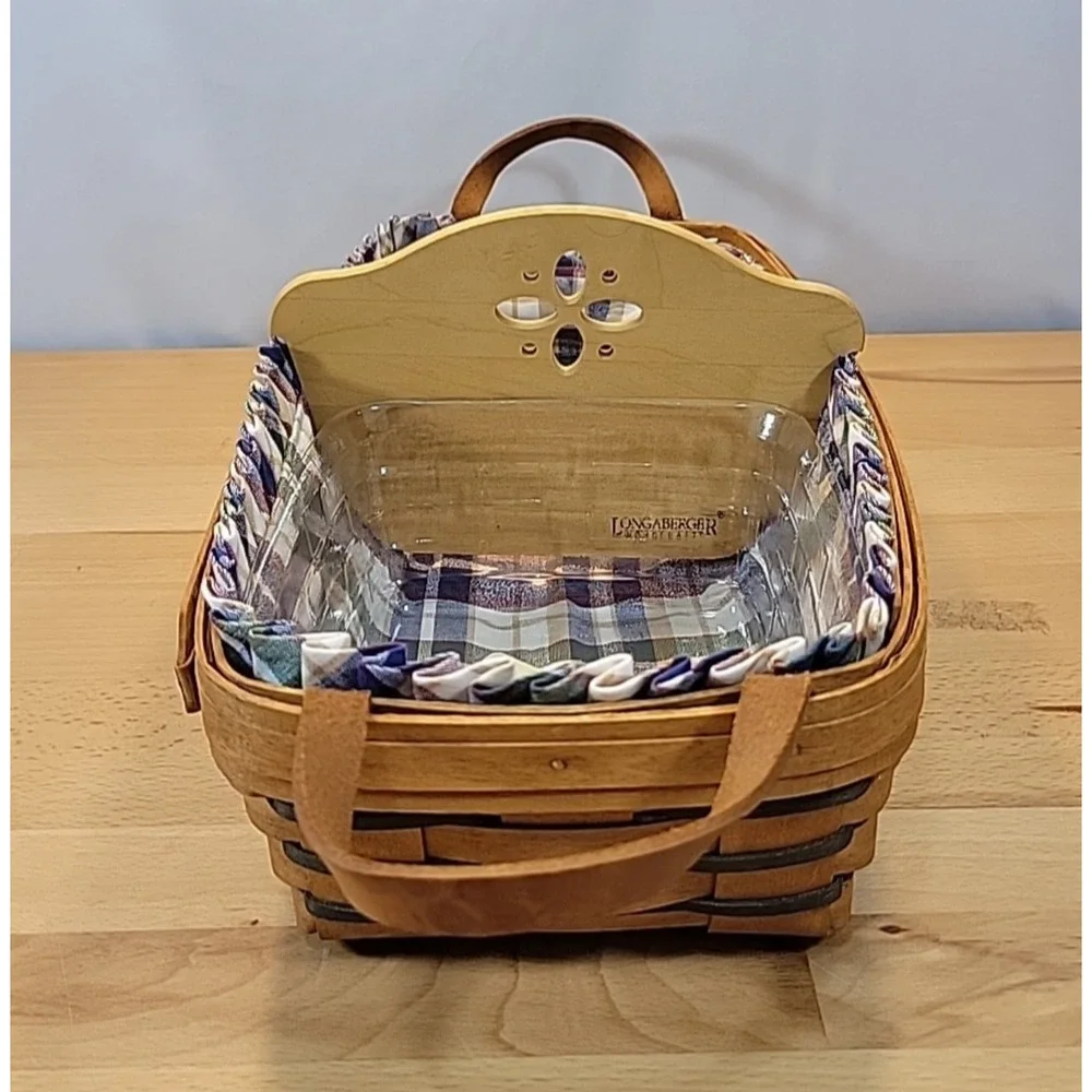 Longaberger divided basket